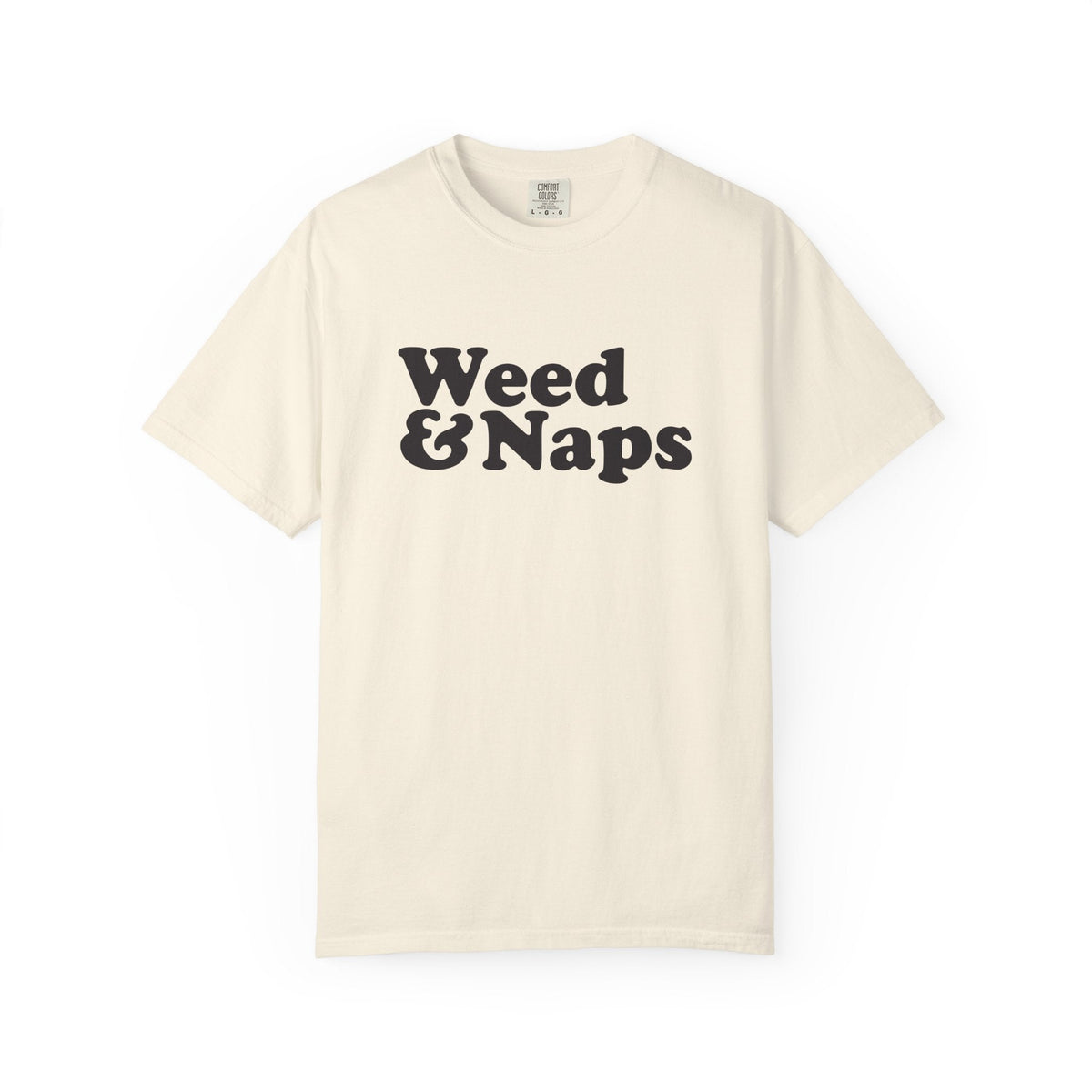 'Weed & Naps' Crewneck T-Shirt