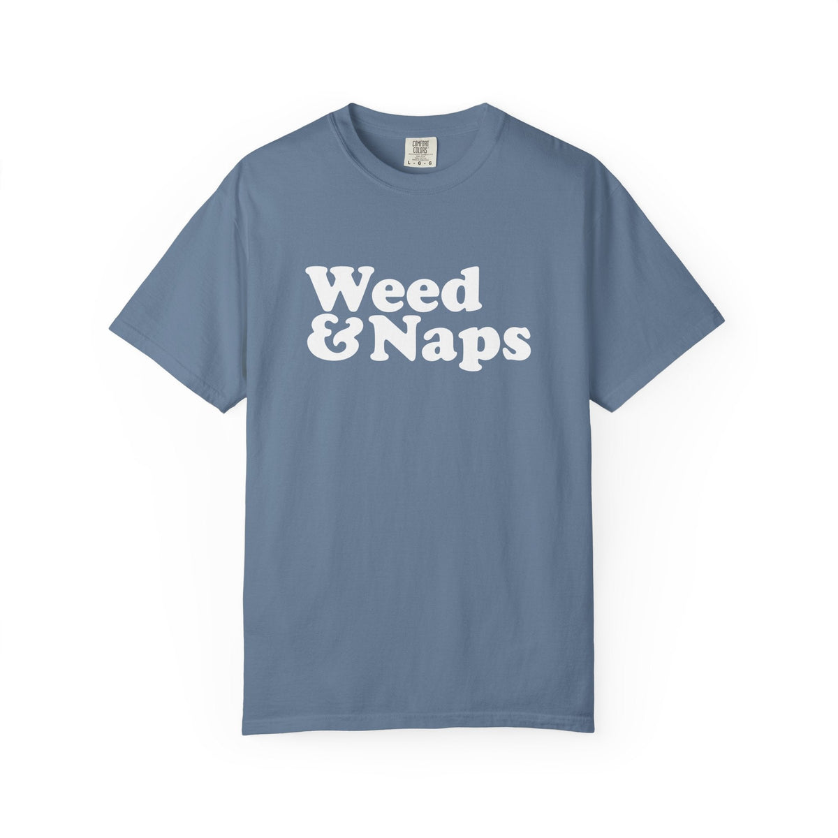 'Weed & Naps' Crewneck T-Shirt