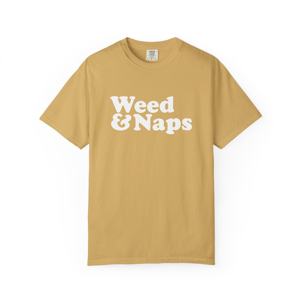 'Weed & Naps' Crewneck T-Shirt