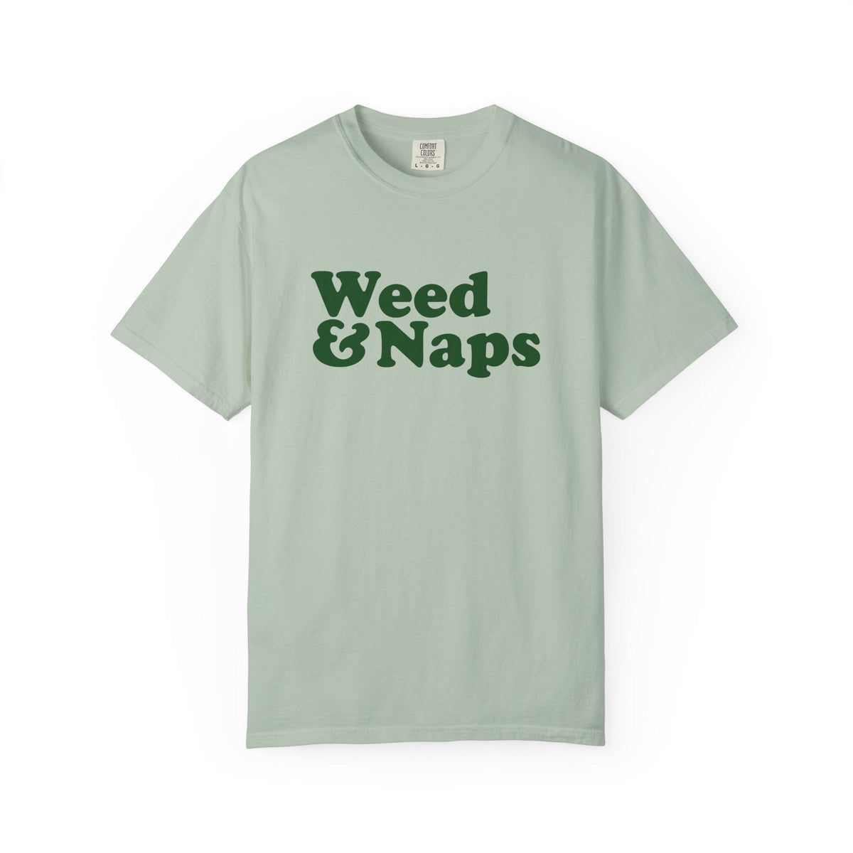 'Weed & Naps' Crewneck T-Shirt