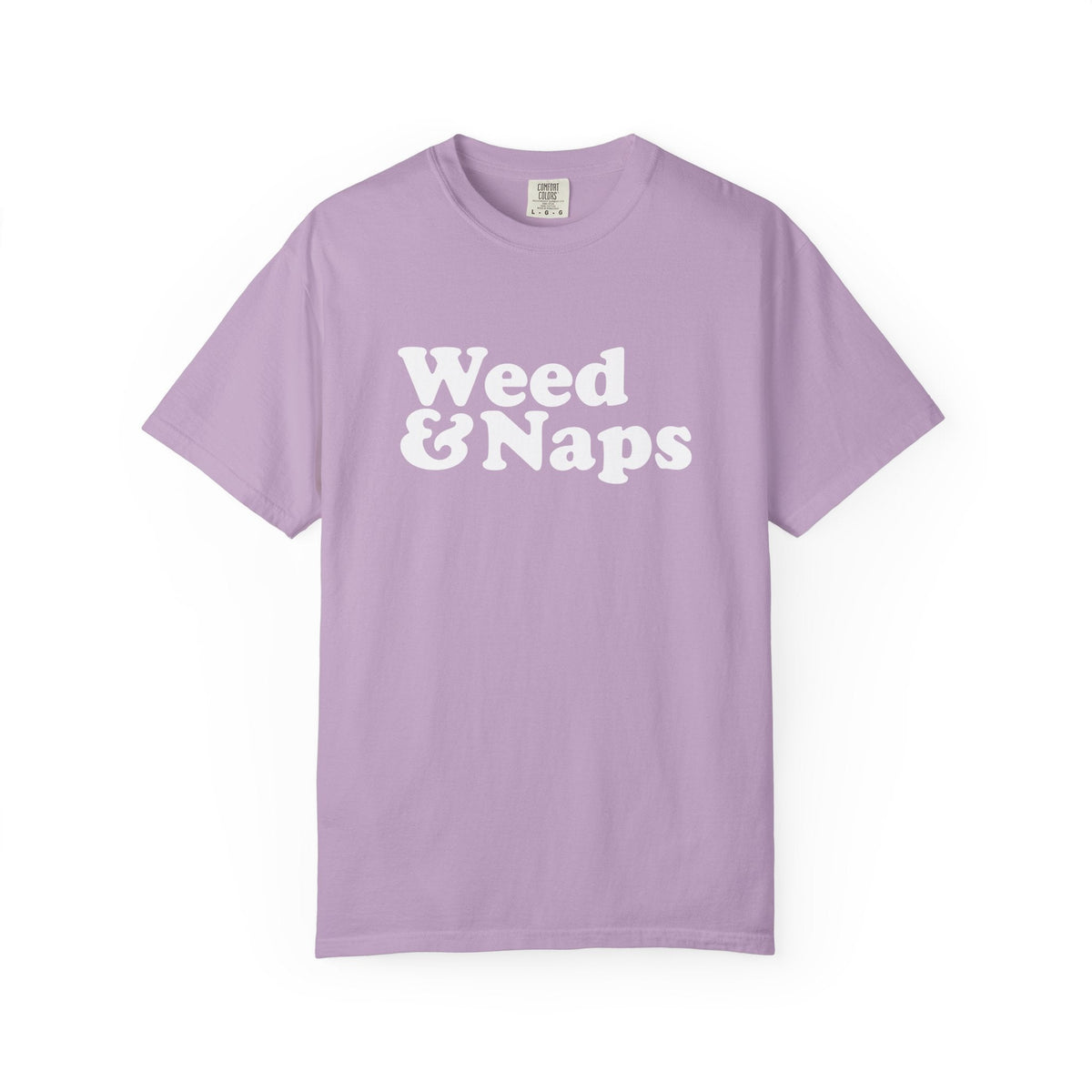 'Weed & Naps' Crewneck T-Shirt