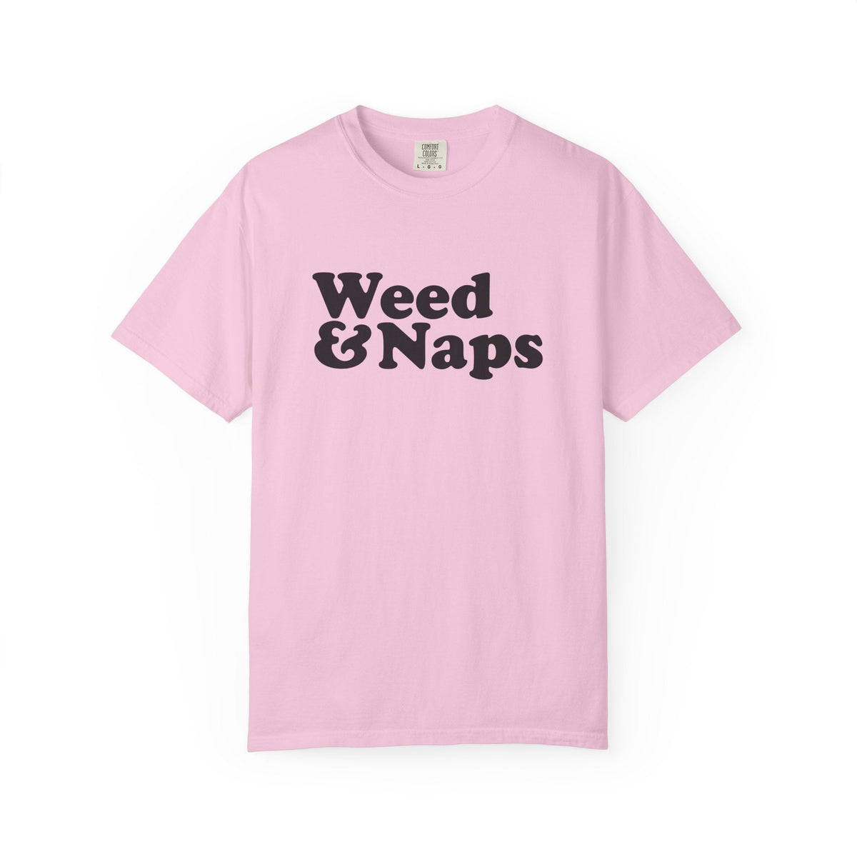 'Weed & Naps' Crewneck T-Shirt