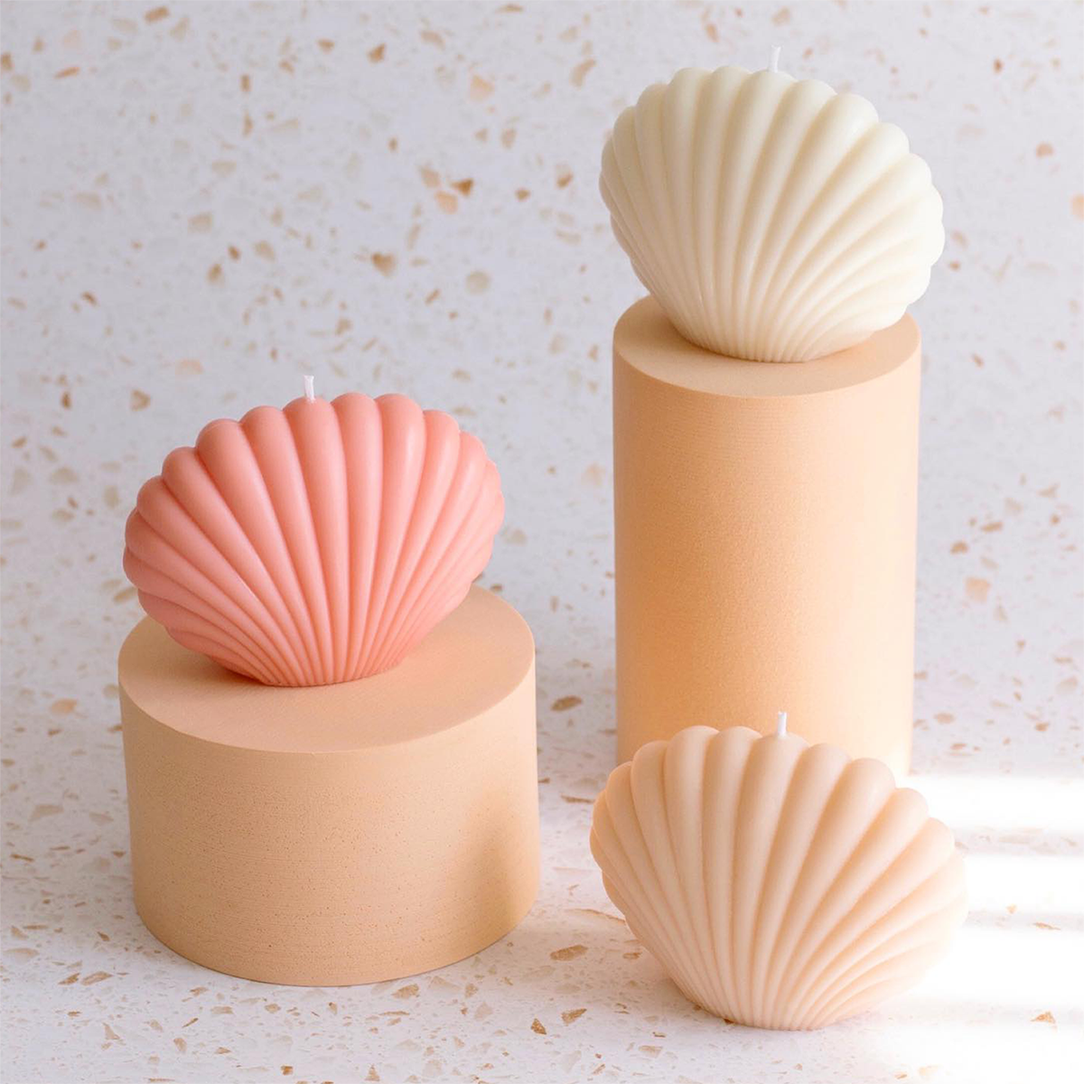 Shell Decorative Candle