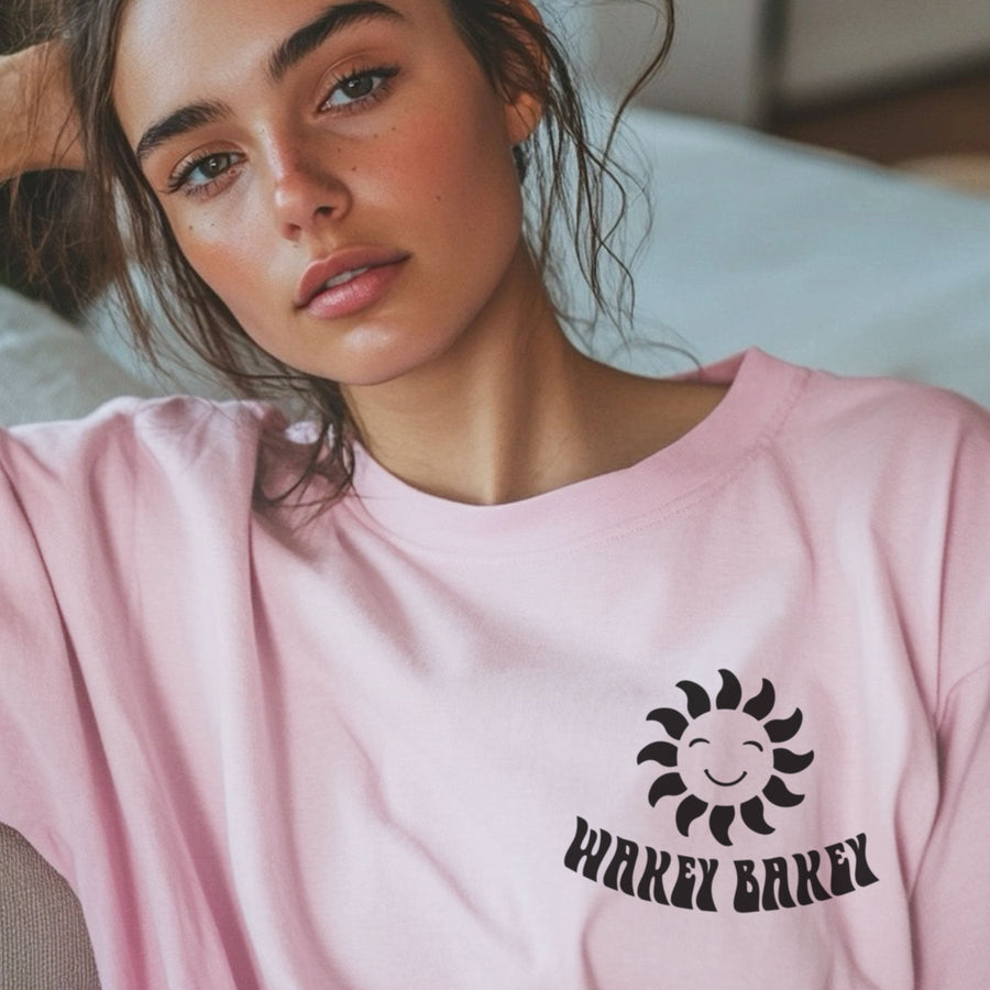 'Wakey Bakey' Crewneck T-Shirt