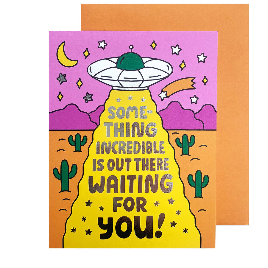 'Something Incredible' Spaceship Card