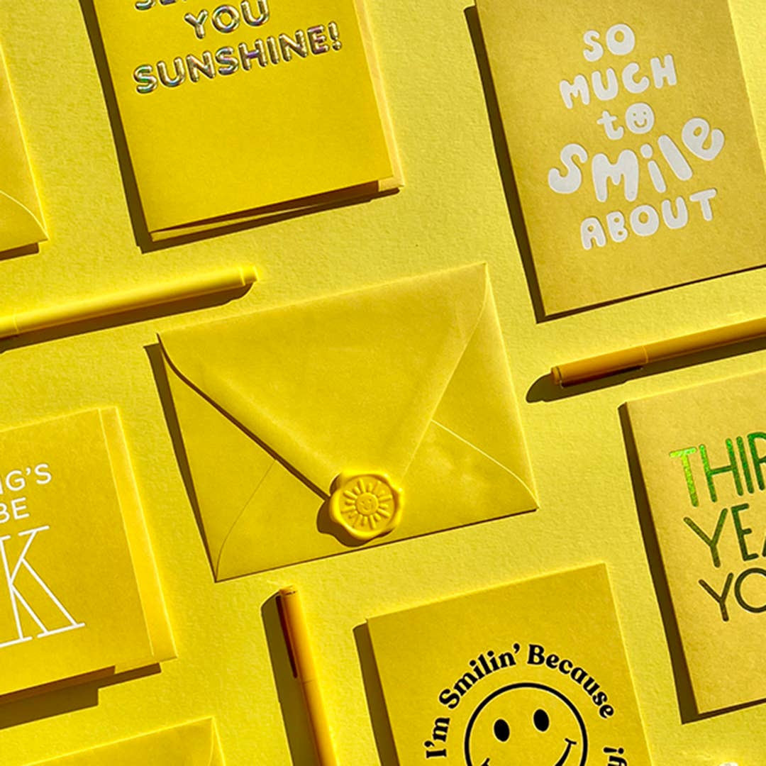 Smiley Sun Wax Seals
