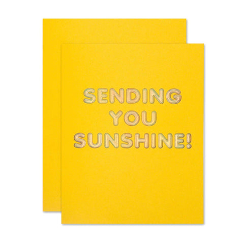 'Sending You Sunshine' Friendship Card