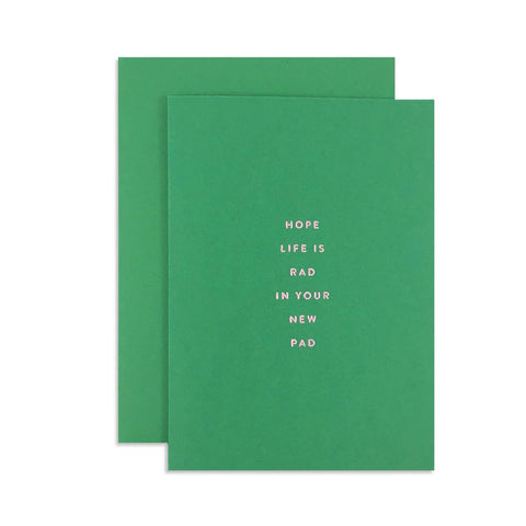 'Rad Pad' Congrats Card
