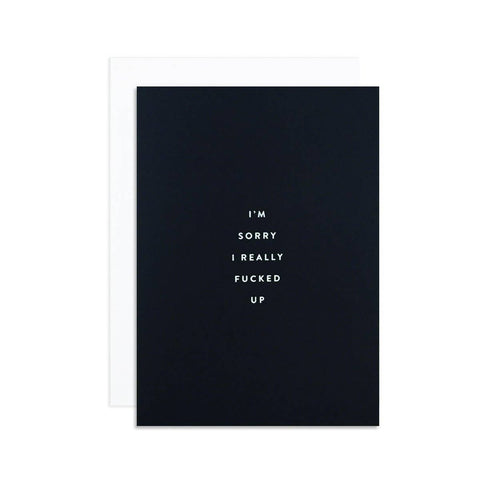 'Sorry I F’ed Up' Petite Friendship Card