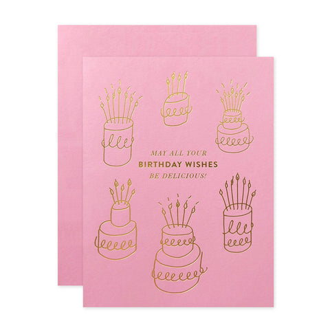 'Delicious Wishes' Birthday Card