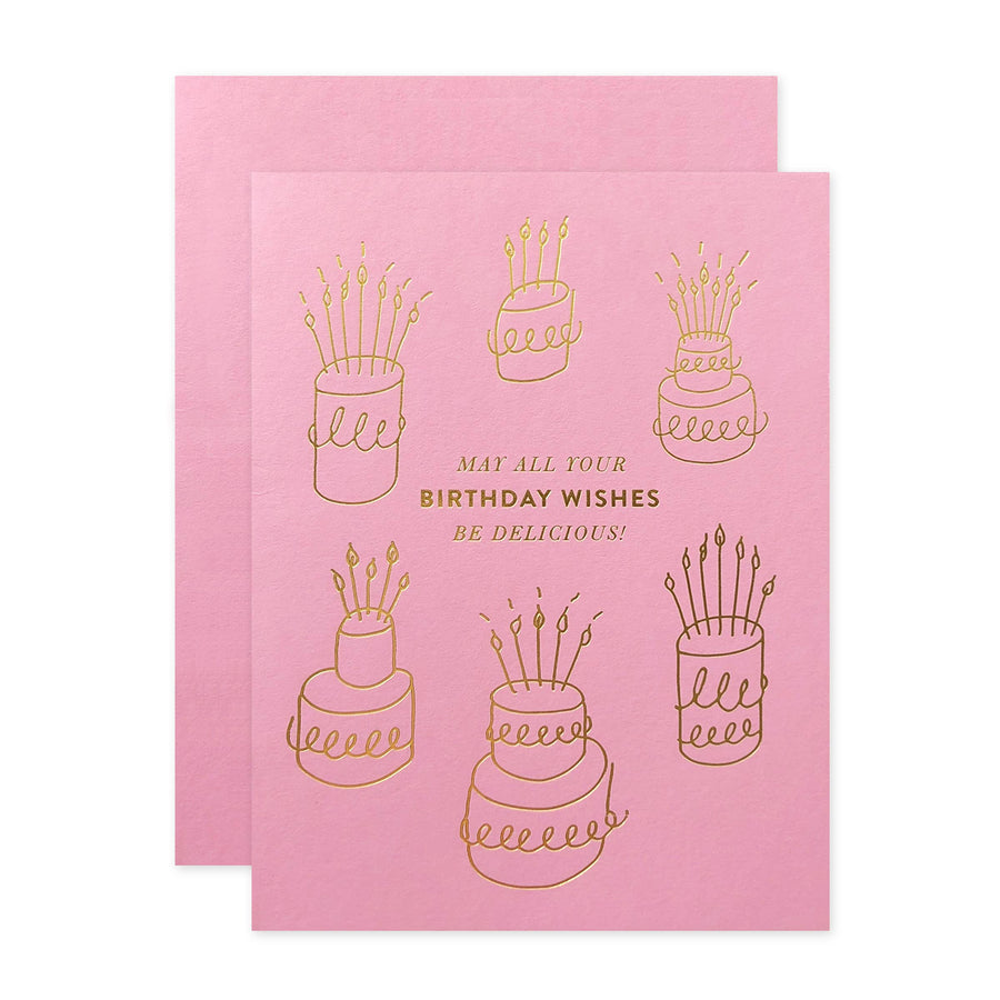 'Delicious Wishes' Birthday Card