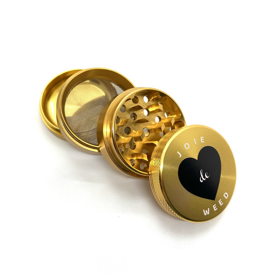 Joie de Weed 4-Piece Grinder by Rogue Paq