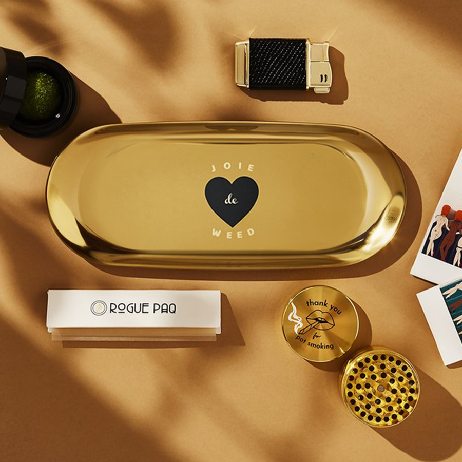 Joie de Weed Rolling Tray by Rogue Paq