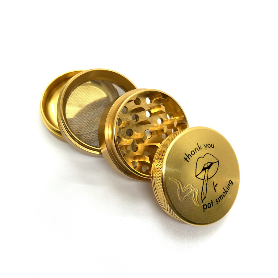 Thank You for Pot Smoking 4-Piece Grinder by Rogue Paq