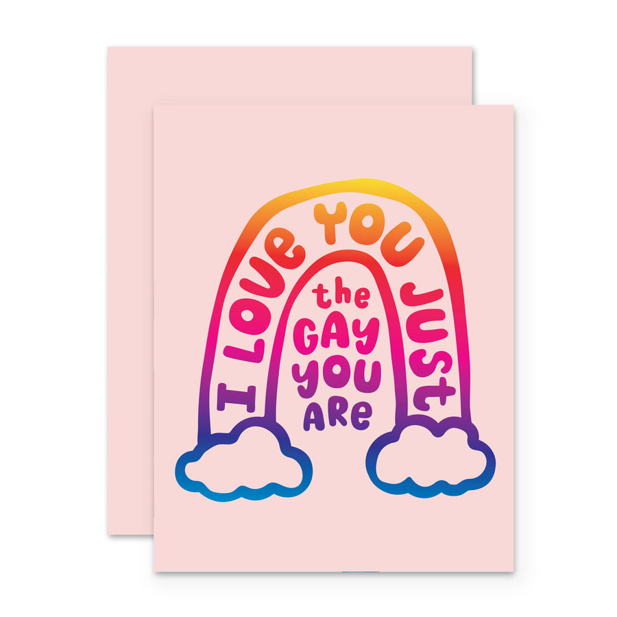 'I love You' Gay Card
